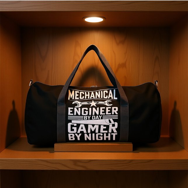 Bolso De Deporte Grande Ingeniero De Día Jugador De Noche (Subido por el creador)