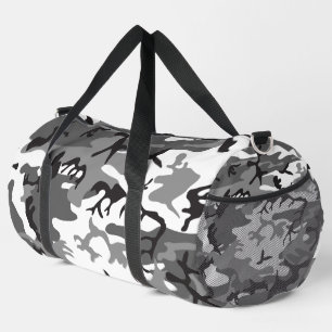 Bolso De Deporte Grande Invierno de Camo Militar
