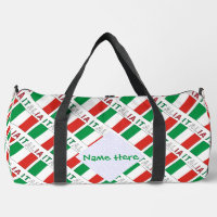 Italia Bandera Italiana Baldosa Verde Personalizad