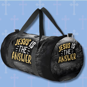 Bolso De Deporte Grande Jesús Es La Respuesta