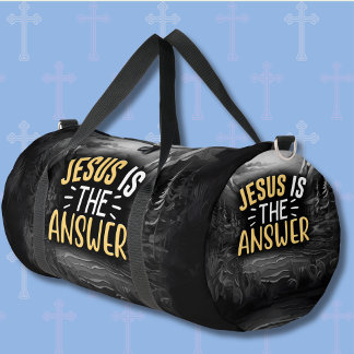 Bolso De Deporte Grande Jesús Es La Respuesta