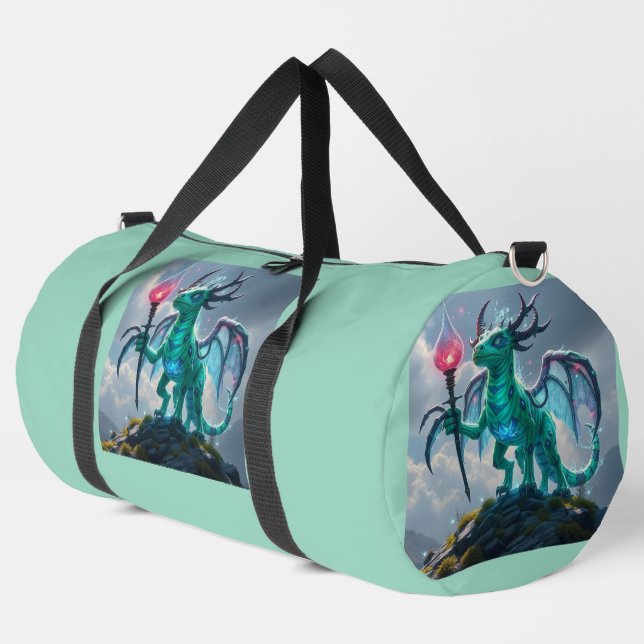 Bolso De Deporte Grande Johann, der Blitzdrache (Esquina izquierda)