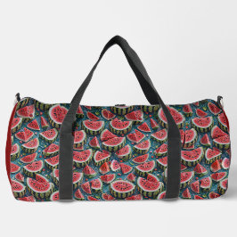 Bolso De Deporte Grande Juicy Watermelon Pattern Design 1