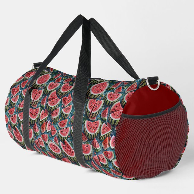 Bolso De Deporte Grande Juicy Watermelon Pattern Design 1 (Esquina derecha)