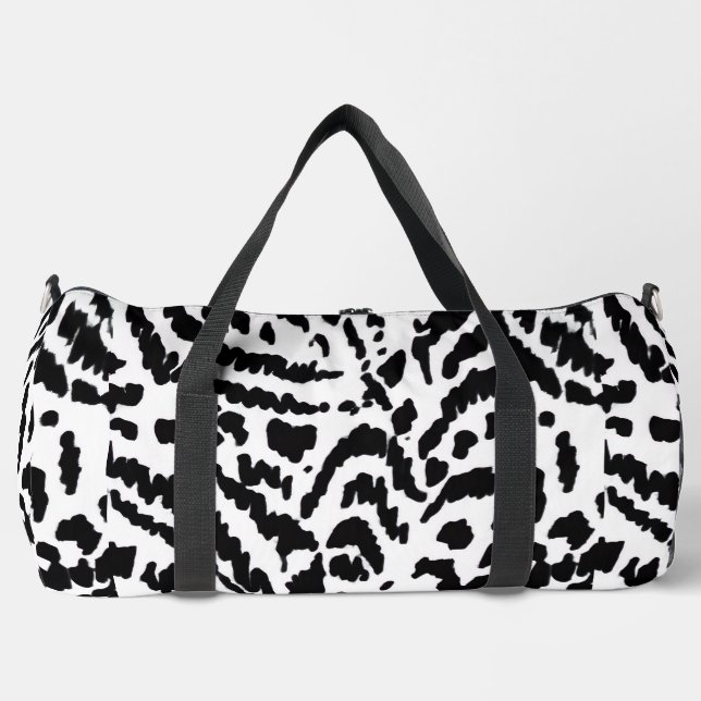 Bolso De Deporte Grande Jungla abstracta (Anverso)