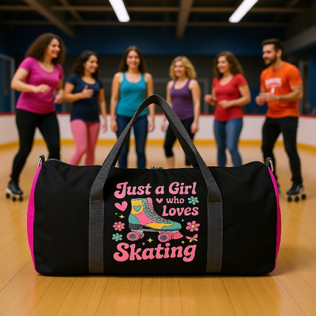 Bolso De Deporte Grande Just A Girl Loves Skating (Subido por el creador)
