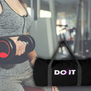 Bolso De Deporte Grande Just DO IT equipo de gimnasio