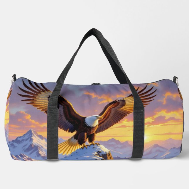 Bolso De Deporte Grande König der Lüfte Der majestätische Weißkopfseeadler (Anverso)