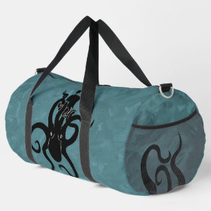 Bolso De Deporte Grande Kraken negro y azul de Guay desde lo profundo