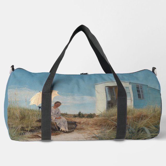Bolso De Deporte Grande La esposa del artista con la caravana familiar de  (Anverso)
