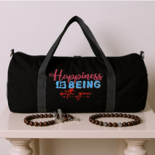 Bolso De Deporte Grande La Felicidad Es Estar Contigo