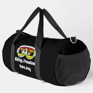 Bolso De Deporte Grande La libertad del esquí, la edición del amanecer de