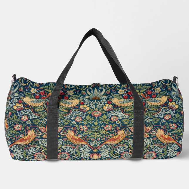 Bolso De Deporte Grande Ladrón de fresa por William Morris (Anverso)