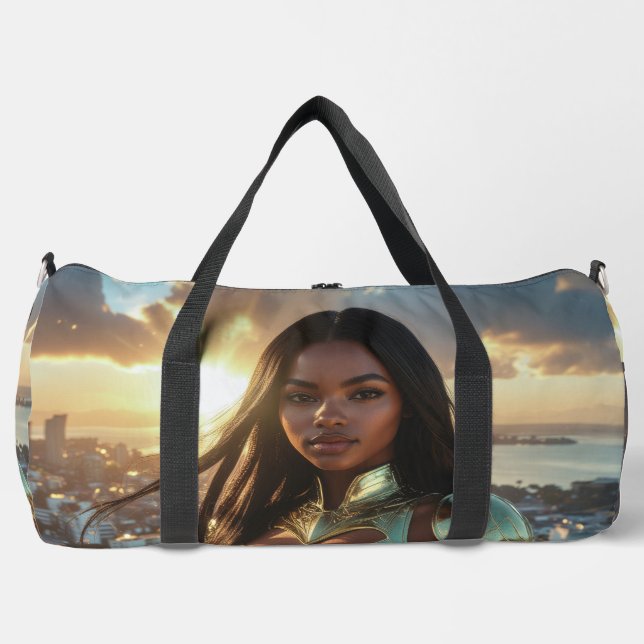 BOLSO DE DEPORTE GRANDE LAGOS - SUPERHÉROE (Anverso)