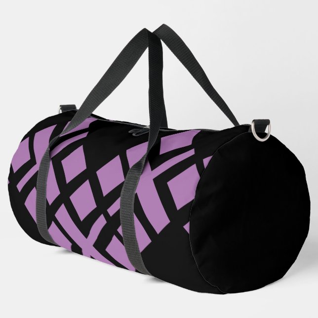 Bolso De Deporte Grande Lavanda negra (Esquina izquierda)