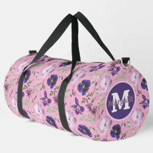 Bolso De Deporte Grande Lavanda Púrpura Orquídea Rosa Grande