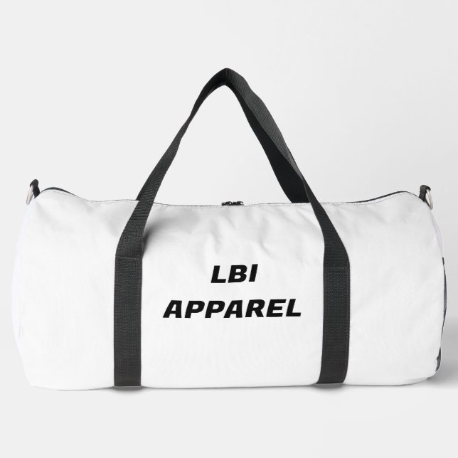BOLSO DE DEPORTE GRANDE LBI APPAREL TRADEMARKED DUFFLE BEACH BAG (Anverso)