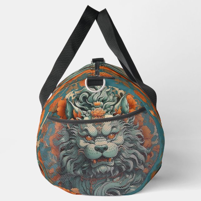 Bolso De Deporte Grande León de la sabiduría Flu  (Derecha)