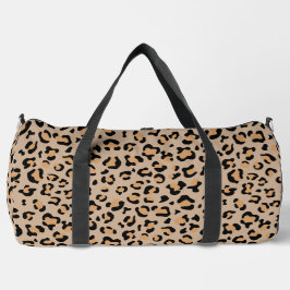 Bolso De Deporte Grande Leopardo Print, Leopard Spots, Brown Leopard