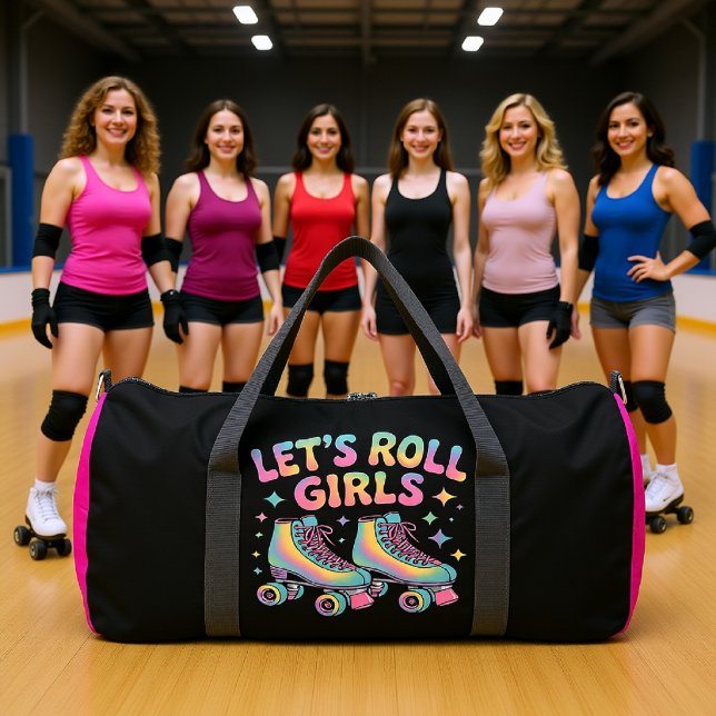Bolso De Deporte Grande Let's Roll Girls Roller Skates (Subido por el creador)