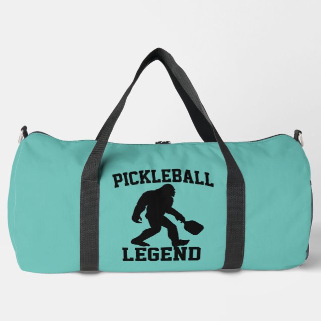 Bolso De Deporte Grande Leyenda de pellebol Funny Bigfoot (Anverso)