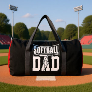 Bolso De Deporte Grande Leyenda del béisbol Papá de sóftbol Perno