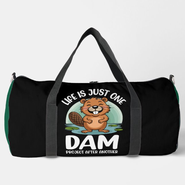 Bolso De Deporte Grande Life Is One Dam Project (Anverso)