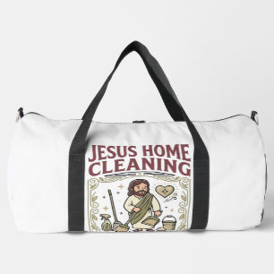 Bolso De Deporte Grande Limpieza del Hogar de Jesús Limpia el Corazón Limp