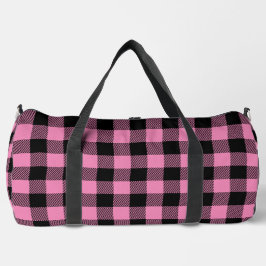 Bolso De Deporte Grande linda almohada rosa negro de ladrido