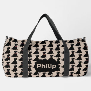 Bolso De Deporte Grande Lindos Scotties de Dibujos Animados