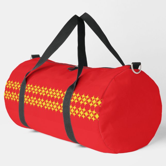 Bolso De Deporte Grande Líneas de Estrellas Grandes (Esquina izquierda)