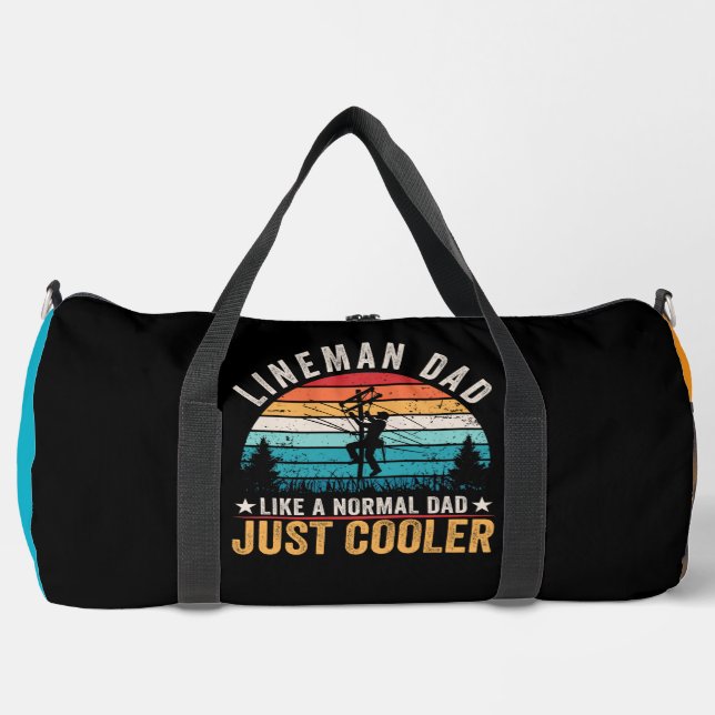 Bolso De Deporte Grande Lineman Dad Cooler Sunset  (Anverso)