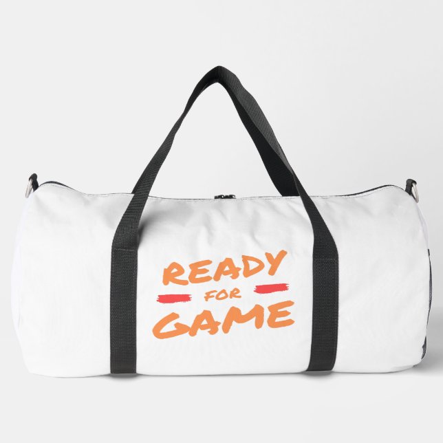 Bolso De Deporte Grande listo para jugar (Anverso)