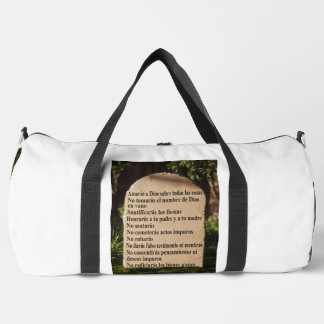 Bolso De Deporte Grande Los 10 mandamientos