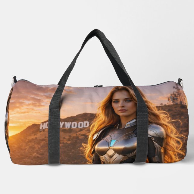 BOLSO DE DEPORTE GRANDE LOS ANGELES - LA (Anverso)