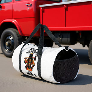 Bolso De Deporte Grande Los Bomberos de Hoy Son Héroes