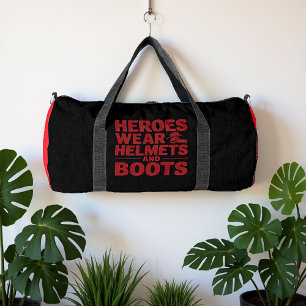 Bolso De Deporte Grande Los héroes usan cascos y botas
