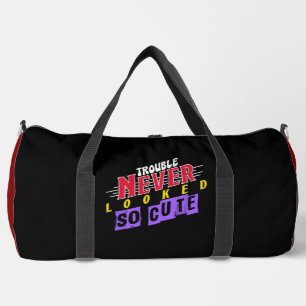 Bolso De Deporte Grande Los Problemas Nunca Se Vieron Tan Lindos