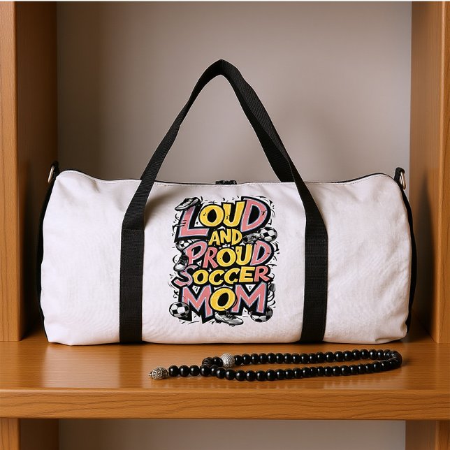 Bolso De Deporte Grande Loud & Proud Soccer Mom (Subido por el creador)