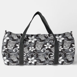 BOLSO DE DEPORTE GRANDE LUAU TIKI PATTTERN (CHARCOAL)
