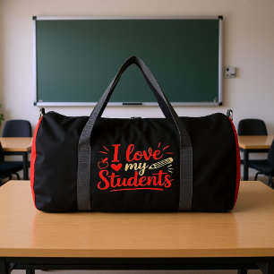 Bolso De Deporte Grande Maestro Amo a Mis Alumnos