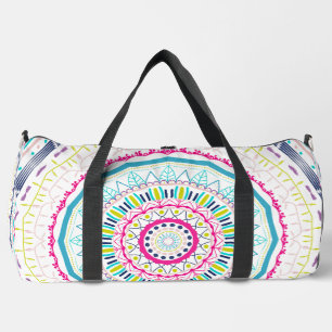 Bolso De Deporte Grande mandala colorida