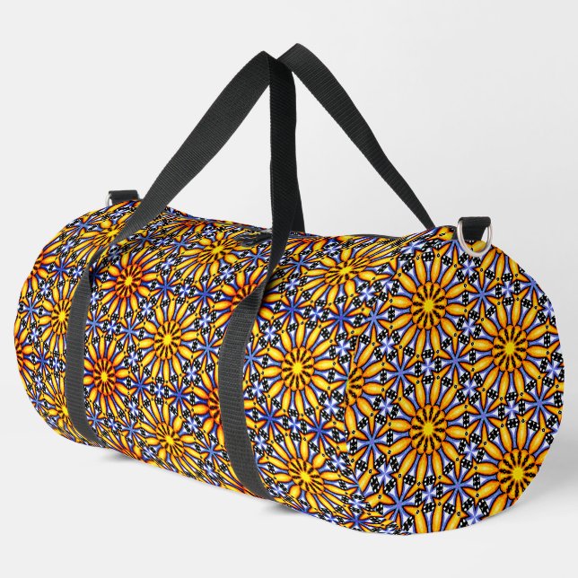 Bolso De Deporte Grande Mandalas del Sol Celestial  (Esquina izquierda)
