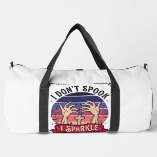 Bolso De Deporte Grande Manos de Zombie Brillantes de Spook Halloween Sang