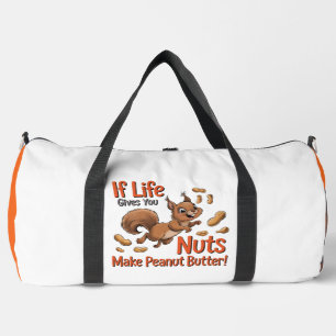 Bolso De Deporte Grande Mantequilla de maní Vida de ardilla