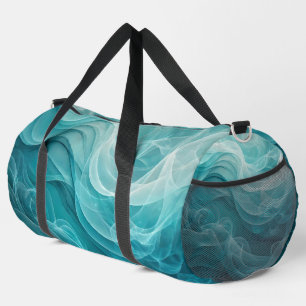 Bolso De Deporte Grande Mar azul turquesa cielo remolino soñador