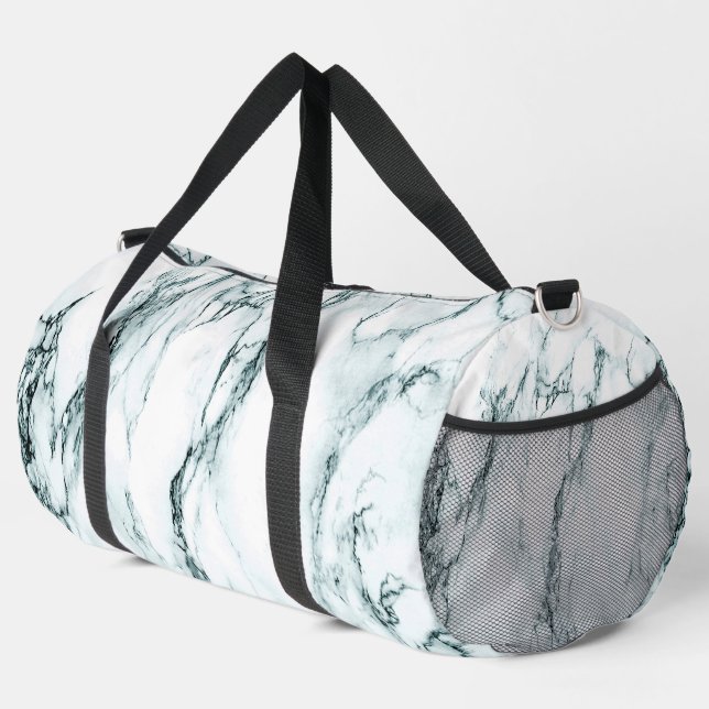 Bolso De Deporte Grande Marble verde (Esquina derecha)
