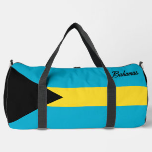 Bolso De Deporte Grande Marca de Bahamas de nombre personalizado