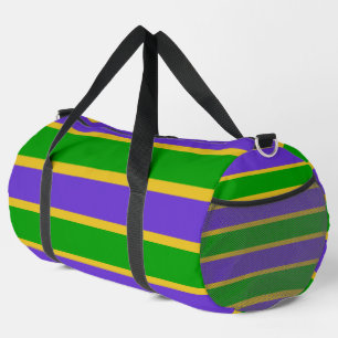 Bolso De Deporte Grande Mardi Gras Stripes