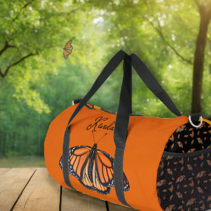 Bolso De Deporte Grande Mariposas Monarca Personalizadas